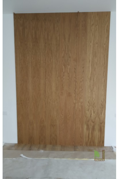 Veneered wood wall panels with oak wood Drevуch